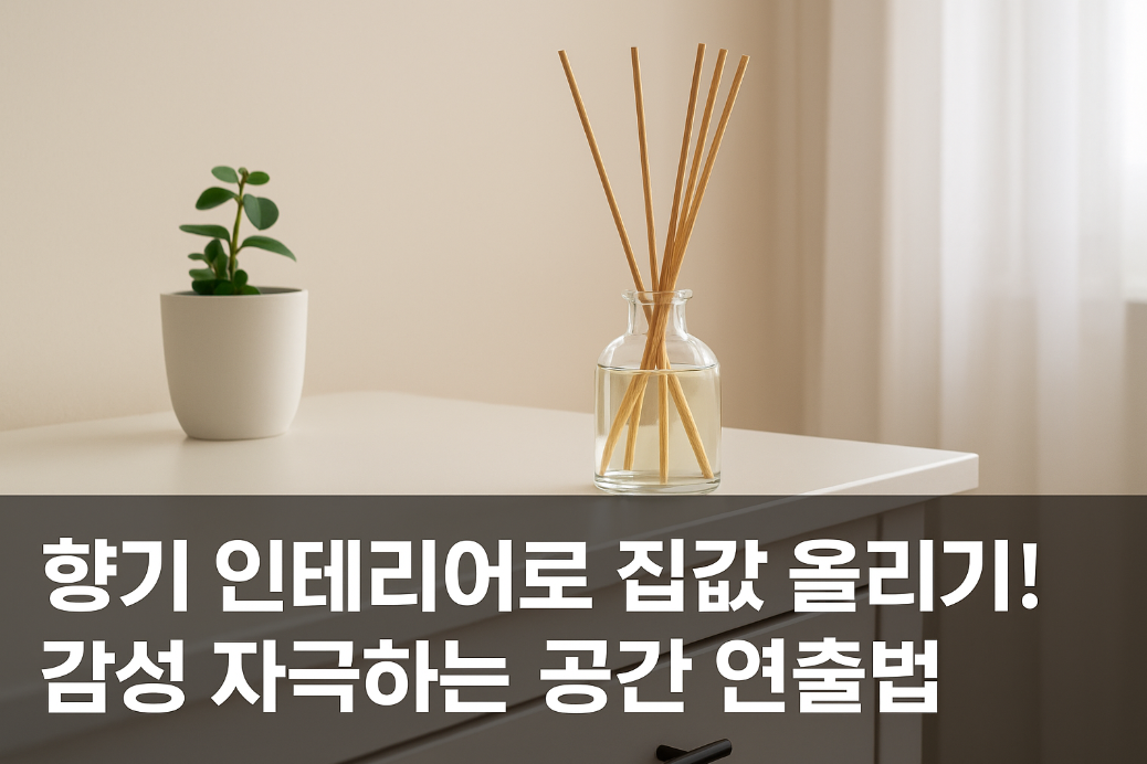 향기 인테리어로 집값 올리기