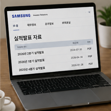 삼성전자 실적발표일 주가
