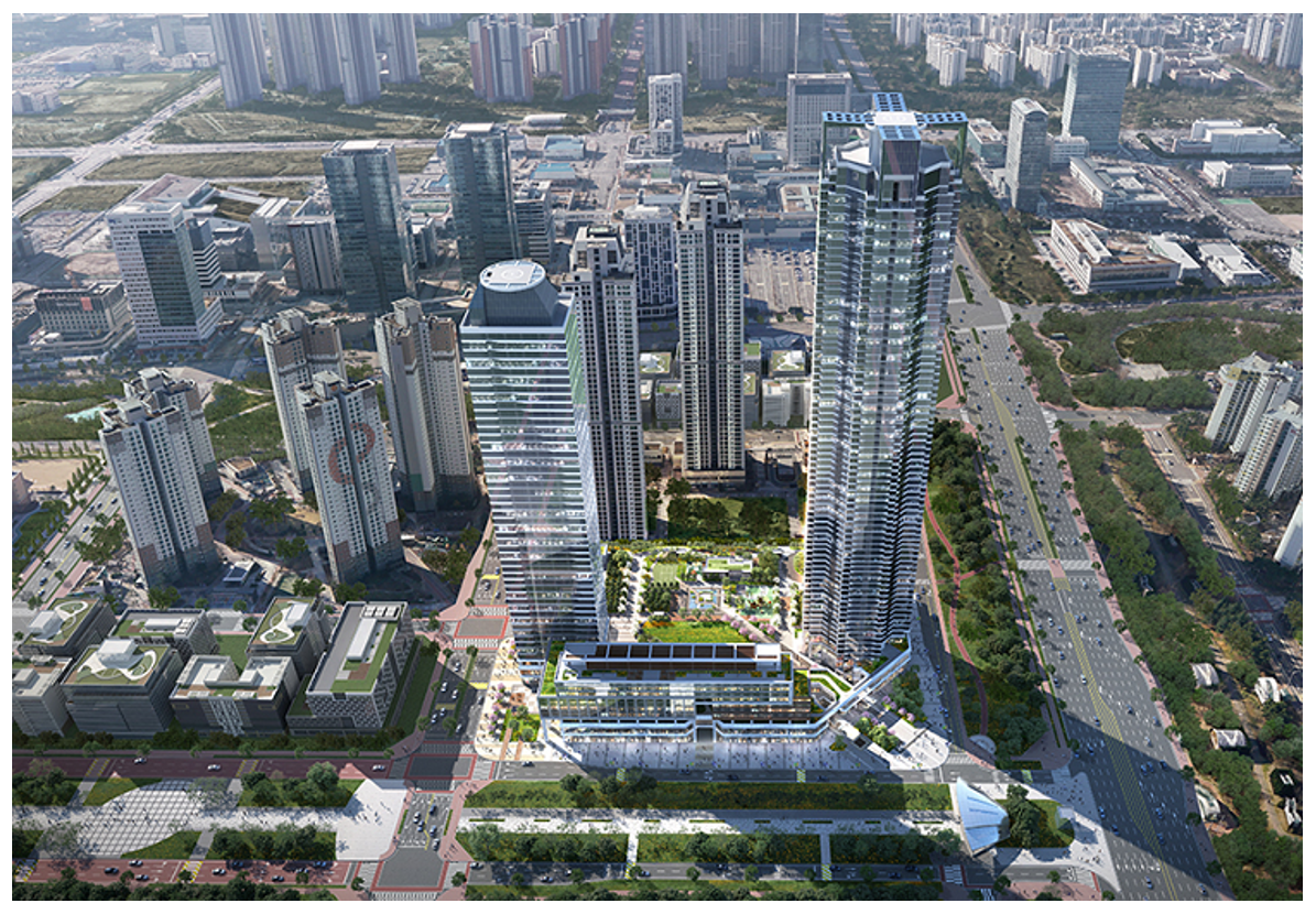 송도 아메리칸타운 더샵 조감도 2