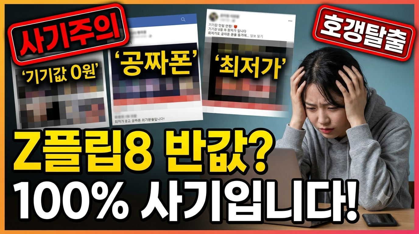 갤럭시 Z플립8 Z폴드8 사전예약 호갱 탈출!