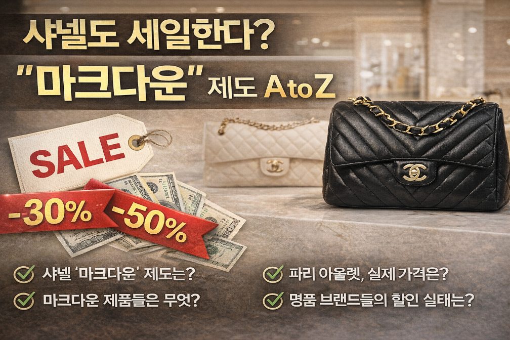 샤넬 세일의 비밀, 마크다운 제도 완벽 정리