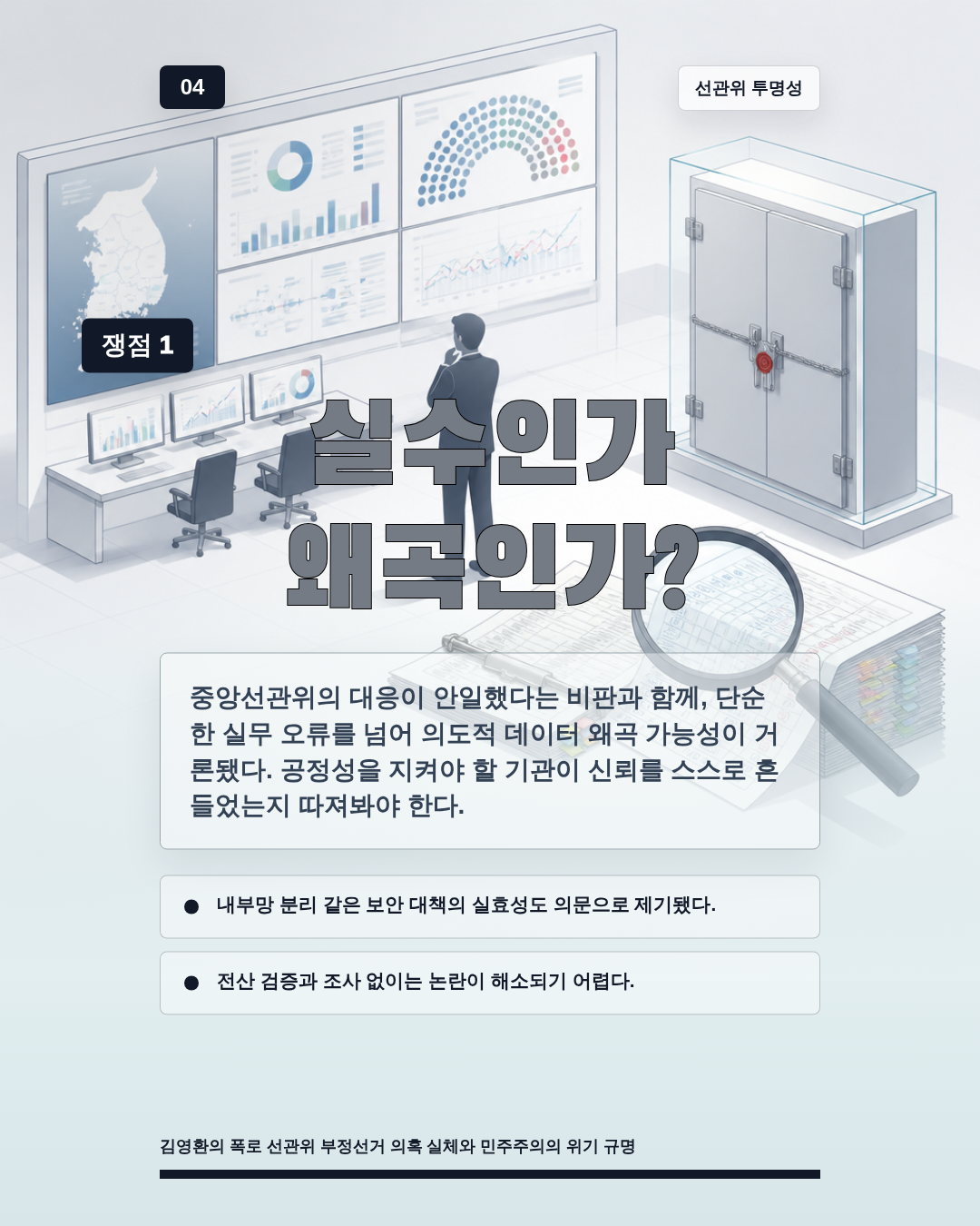 실수인가 왜곡인가?