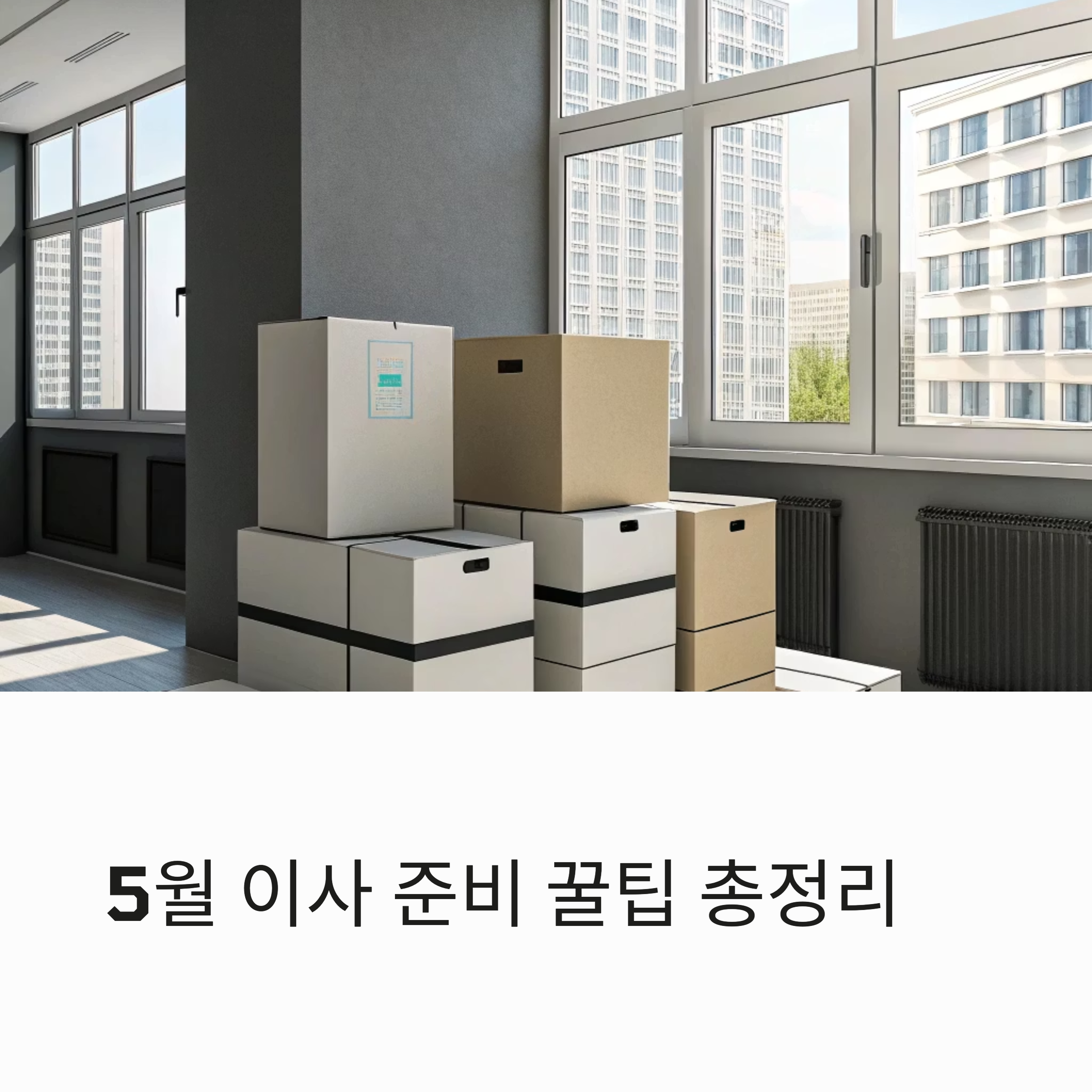 5월 이사, 놓치면 손해 보는 준비 꿀팁 총정리