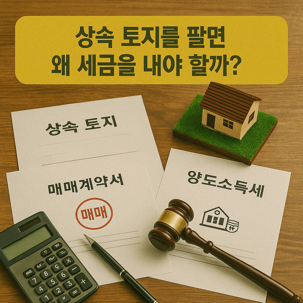 상속 토지를 팔면 왜 세금을 내야 할까?