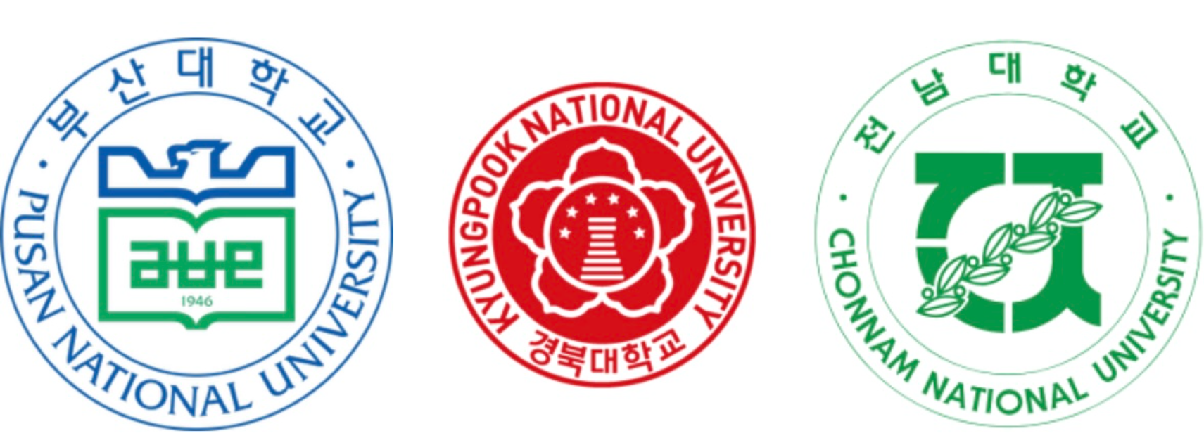 부산대, 경북대, 전남대