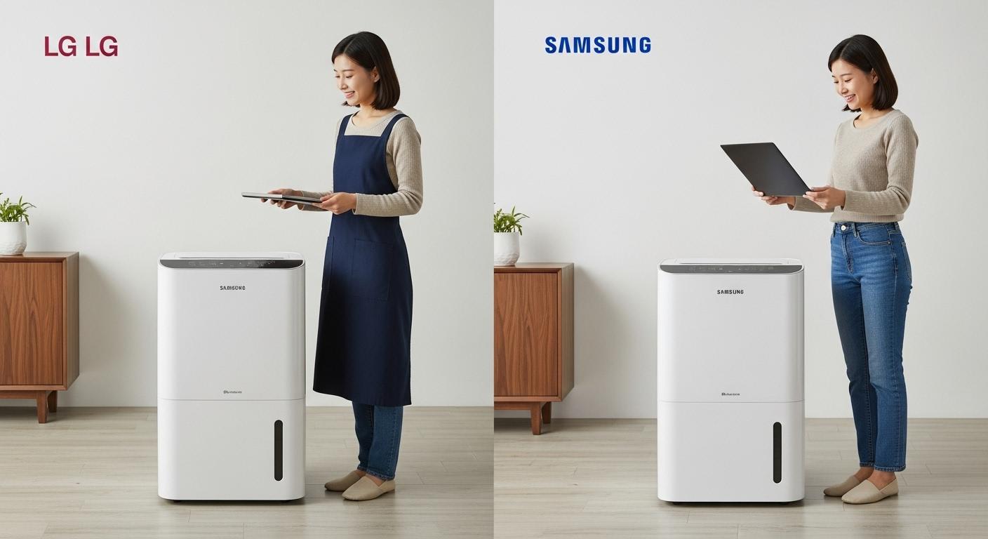 제습기 lg 삼성 비교
