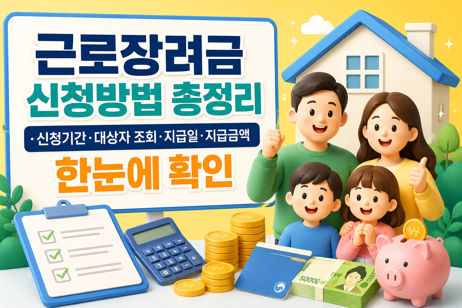 근로장려금 신청방법 총정리|신청기간·대상자 조회·지급일·지급금액 한눈에 확인 관련 사진