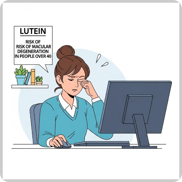 40대 이상 루테인 황반변성 위험