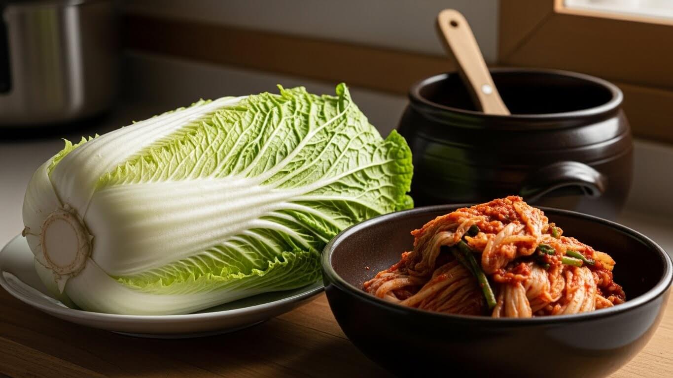 겨울 제철 배추와 김치, 유산균과 비타민이 풍부한 면역력 강화 식재료