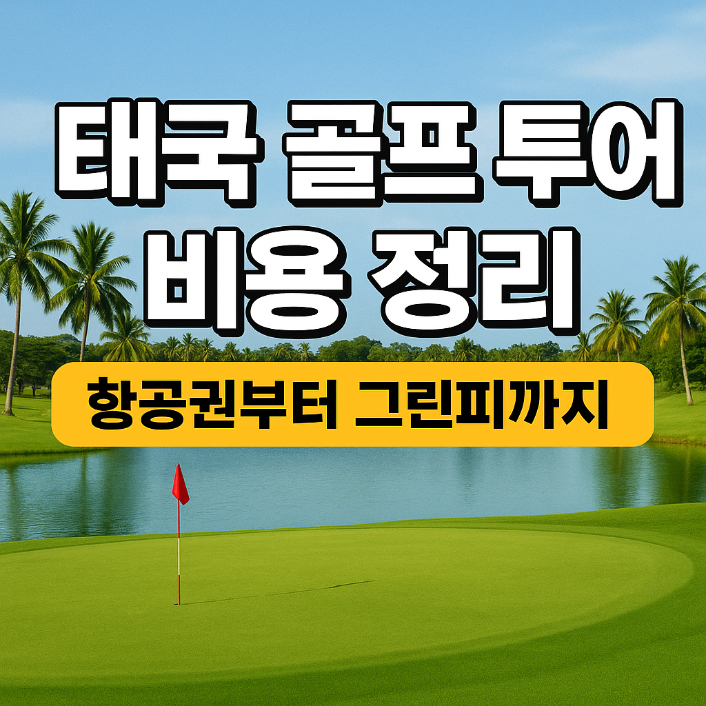 태국 골프 투어 비용