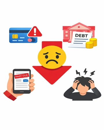 신용점수 갑자기 하락하는 주요 원인 설명19