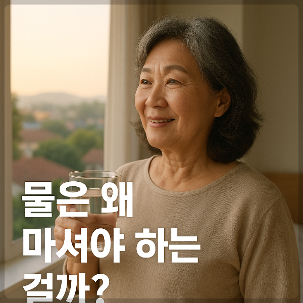 물은 왜 마셔야 하는 걸까?