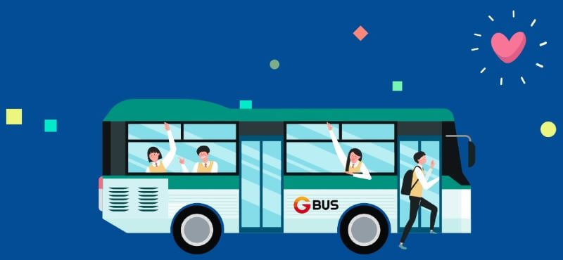 경기도 청소년 교통비 지원 관련 일러스트 이미지