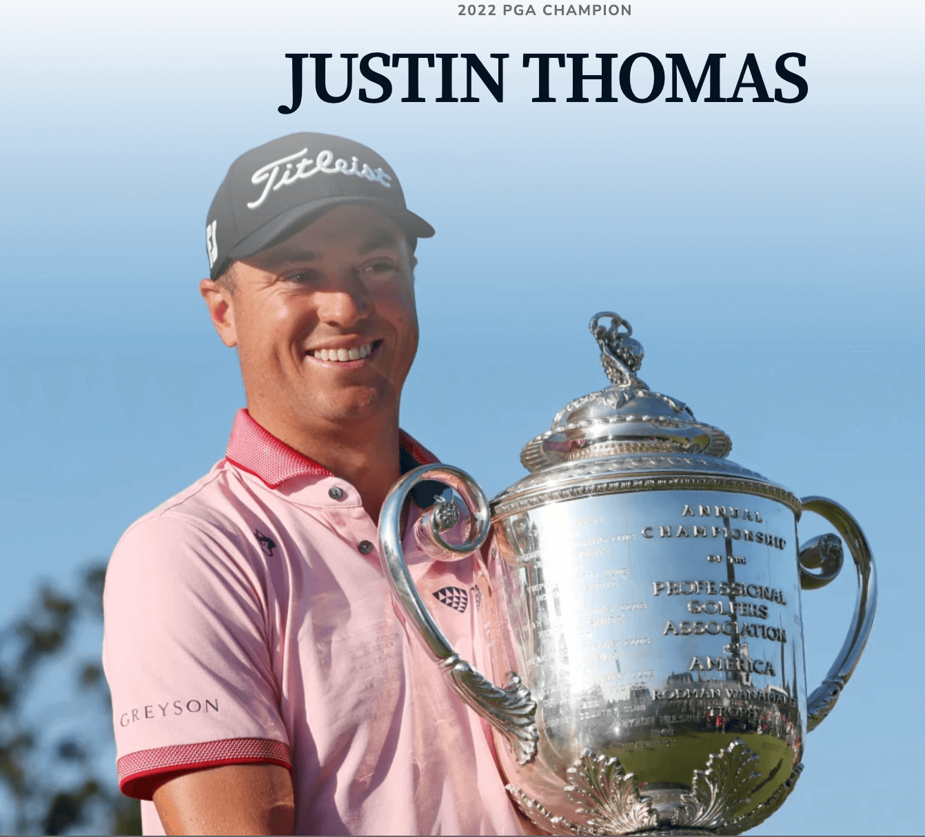 챔피언 저스틴 토마스