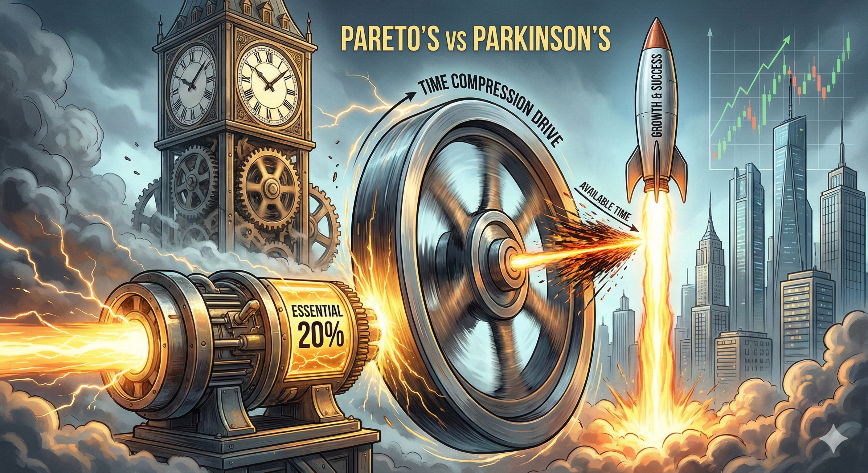 파킨슨의 법칙 × 페레토의 법칙으로 만드는 빠른 성공 전략
