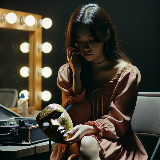 자기 본질,정체성 혼란,페르소나,연예인,나는 누구인가,대중의 기대,부응,자기 검열,평가,노출,불안장애,강박증,공황장애,수면장애