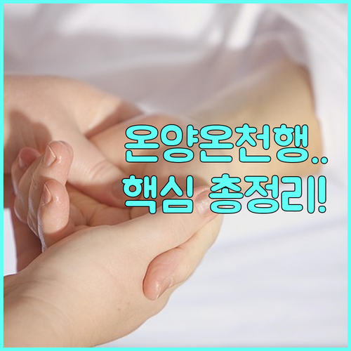 부모님과 함께하는 온양온천 여행 열차..