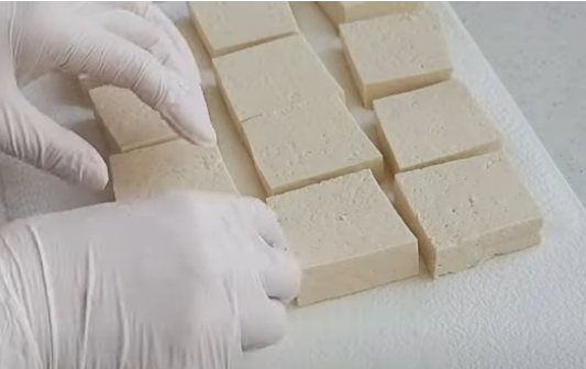 키친타월에 올리기