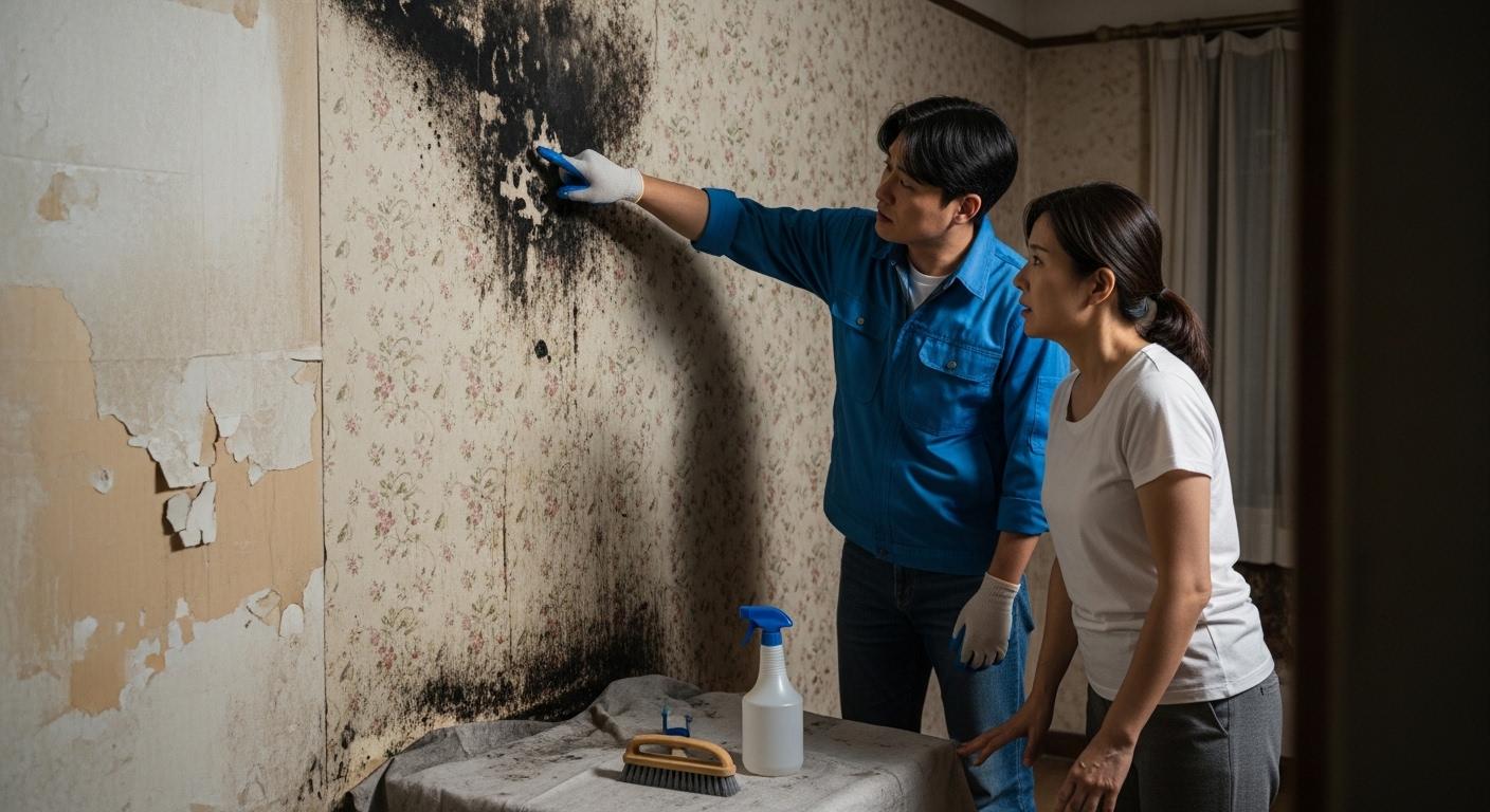 벽지 곰팡이 제거법