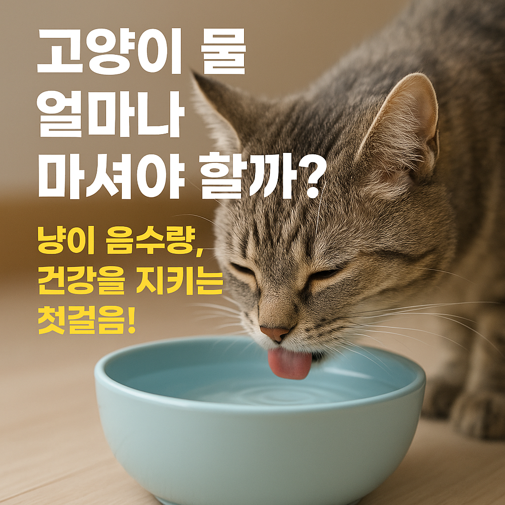 고양이 물 얼마나-고양이 음수량-고양이 신장질환