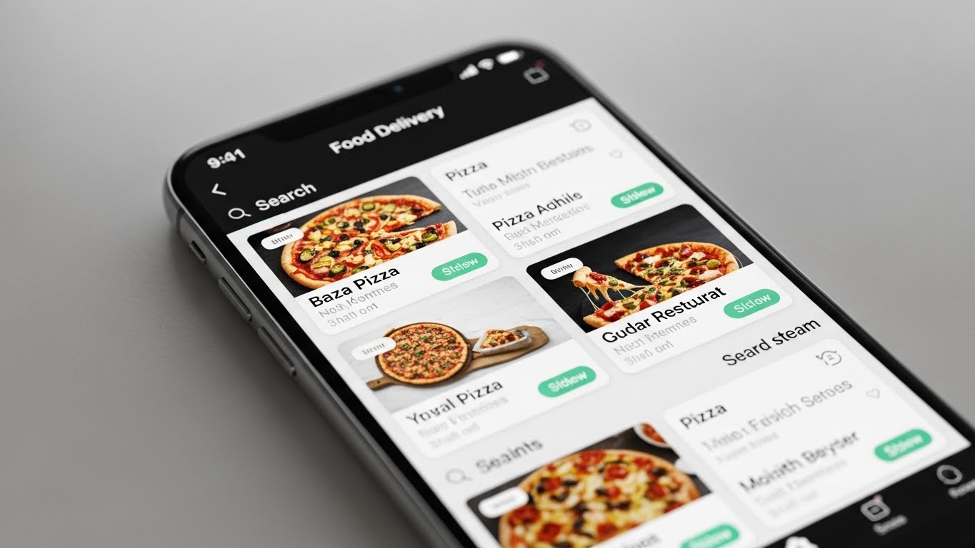 자영업 창업을 준비하며 피자집 운영에서 노출과 검색이 왜 중요한지 깨닫는 장면입니다