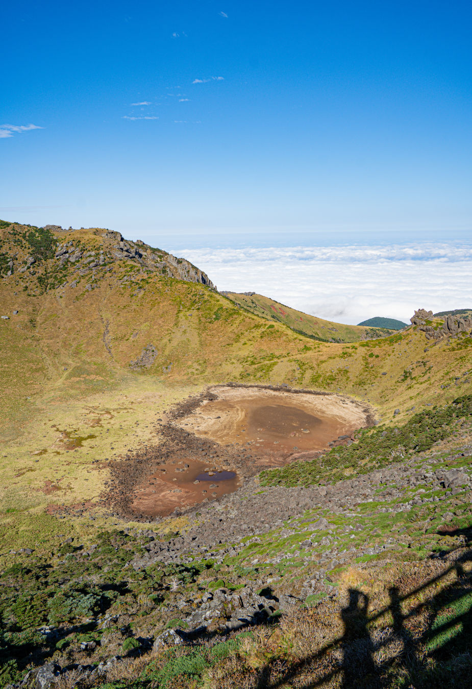 한라산 정상 백록담