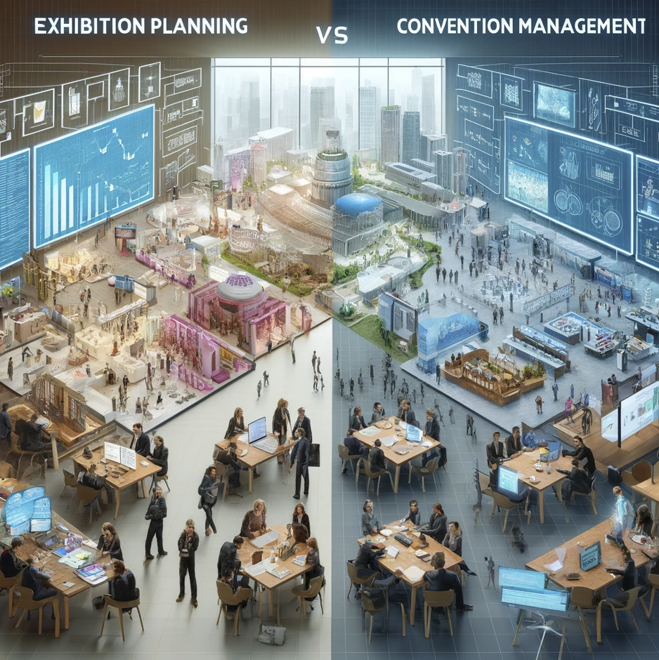 전시 기획 대 컨벤션 운영