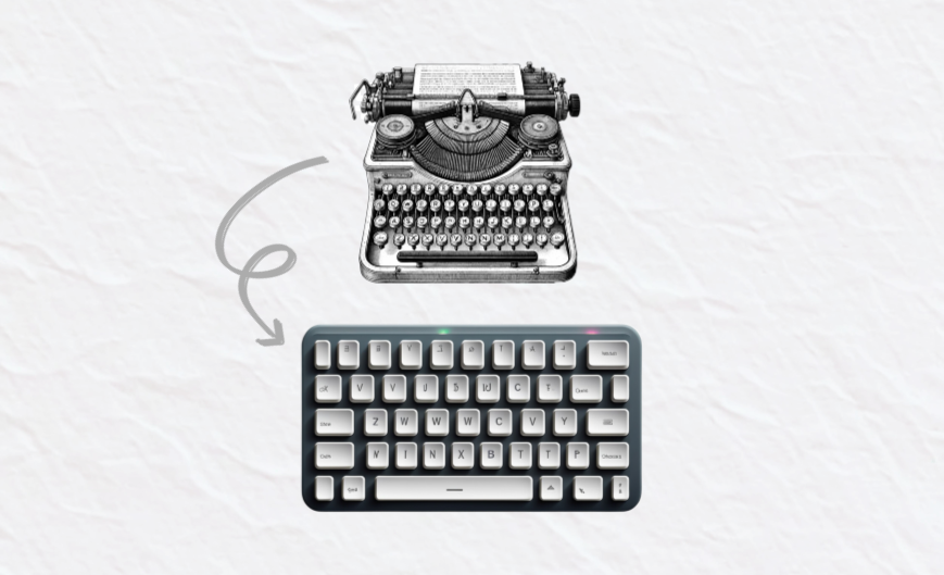 최초의 키보드: 타자기의 발전에서 컴퓨터 입력 장치로