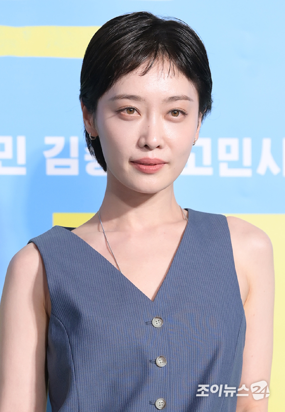 배우 김히어라가 20일 오후 서울 강남구 삼성동 메가박스 코엑스에서 열린 영화 &#39;밀수&#39;(감독 류승완) VIP 시사회에 참석하고 있다. [사진=정소희 기자]