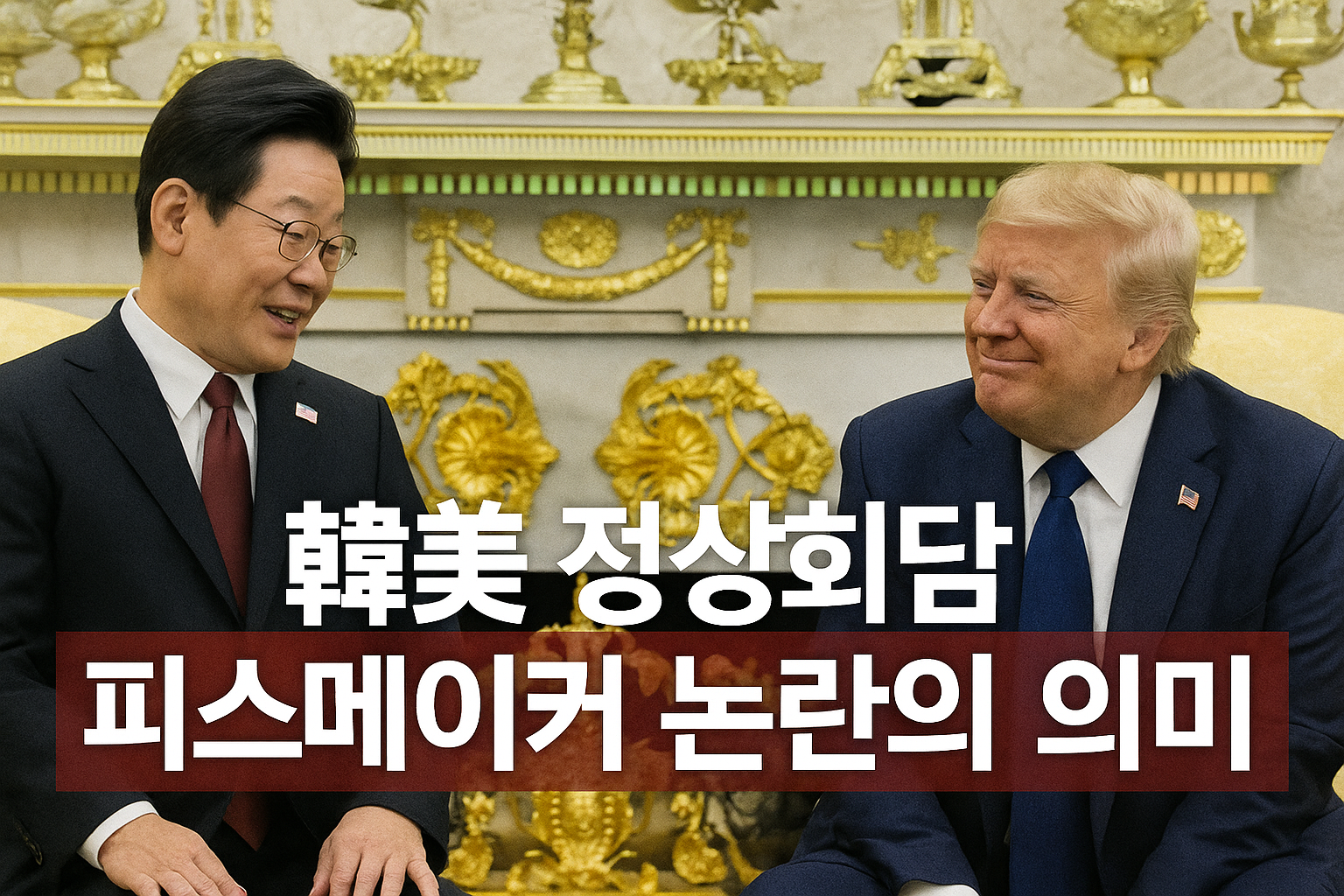 “피스메이커·페이스메이커 발언” 외교무대서 주목