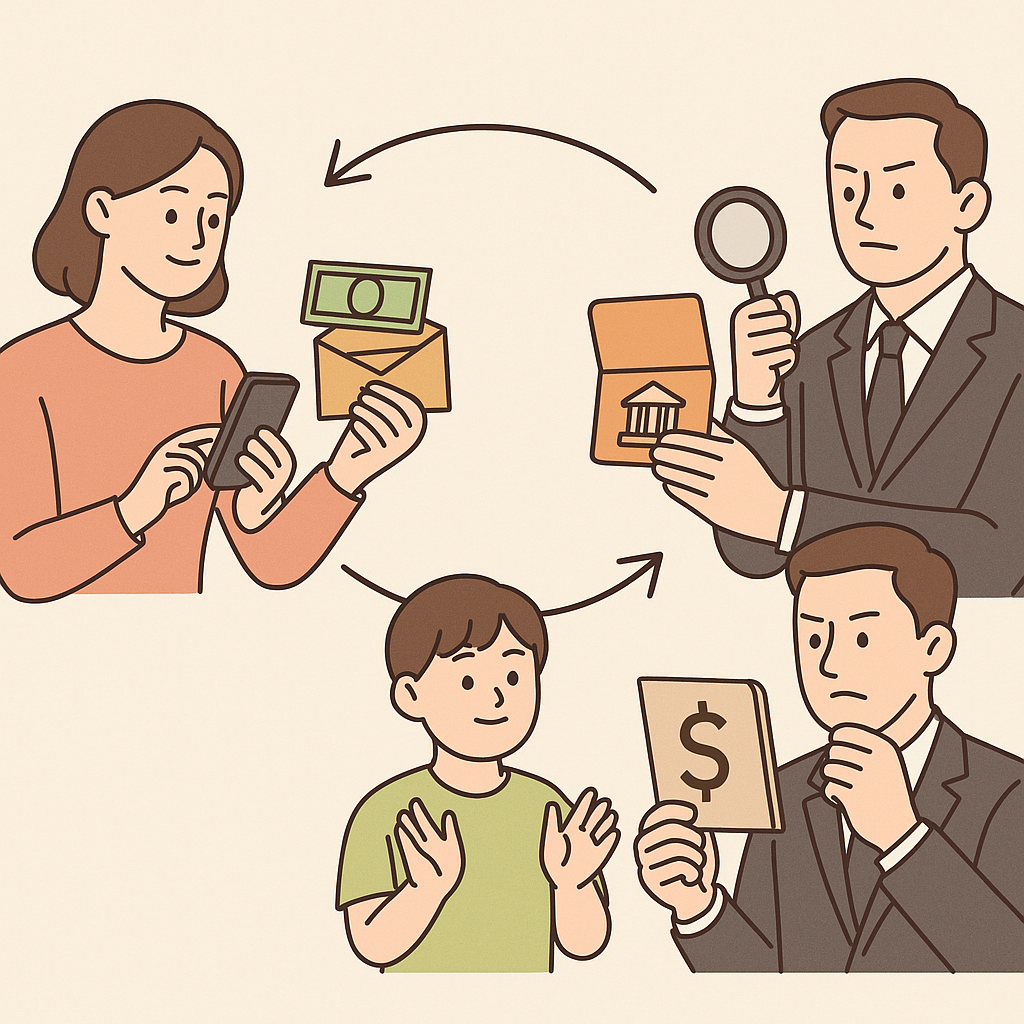 가족끼리 이체해도 증여세? 아동수당 통장 문제까지 한번에 정리