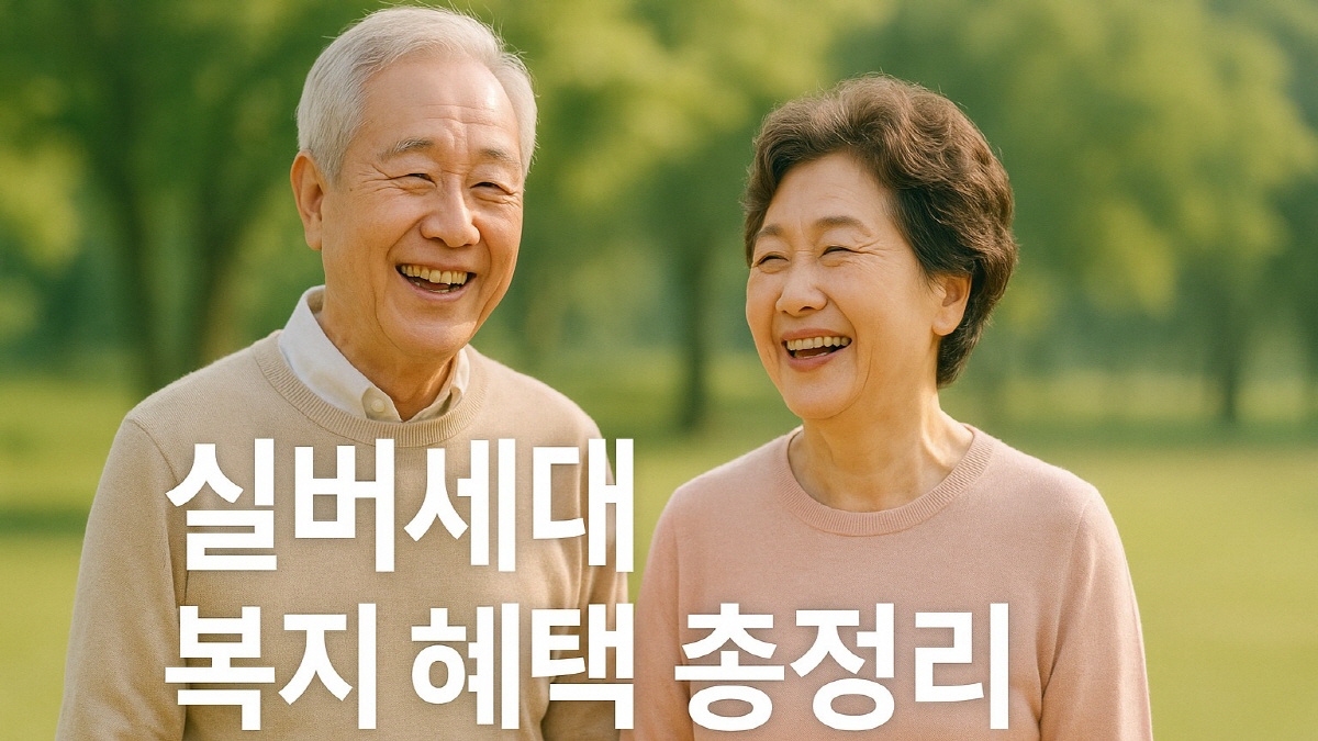 실버세대 복지혜택 총정리