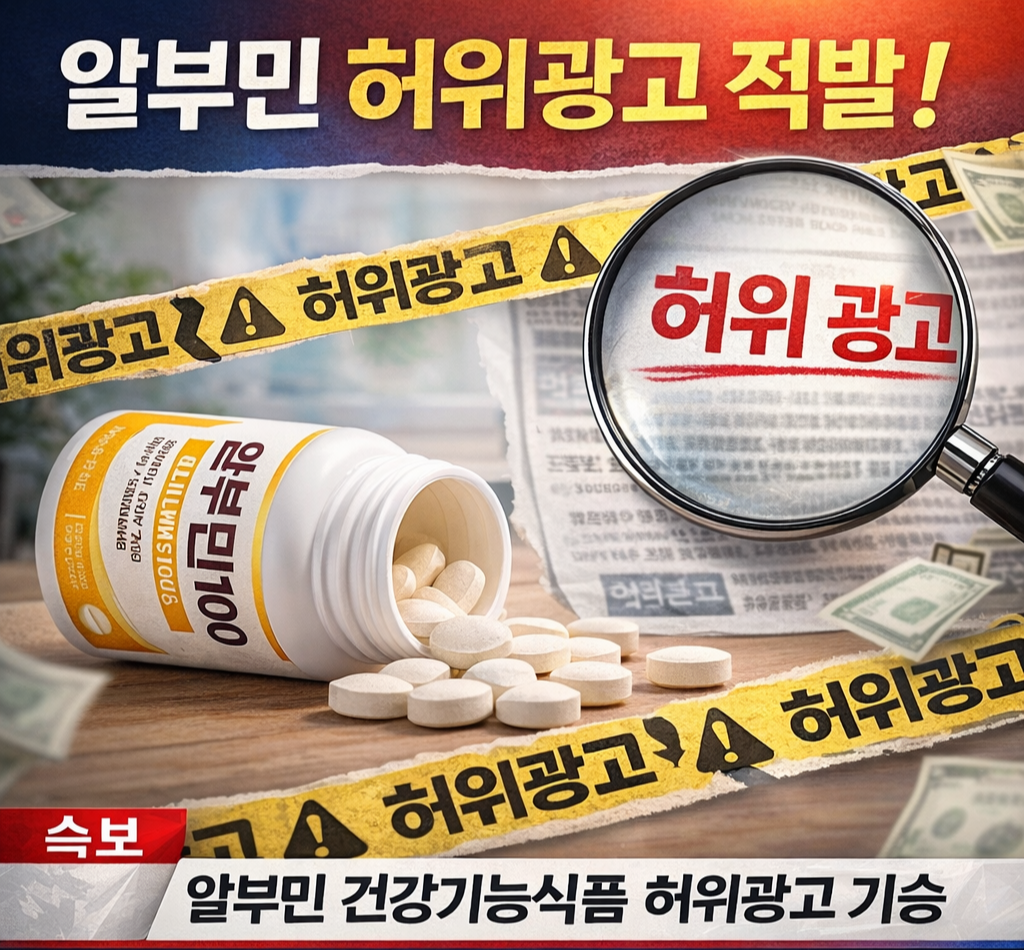 식약처 알부민 허위광고 적발&hellip;건강기능식품인 줄 알았다면 꼭 보세요