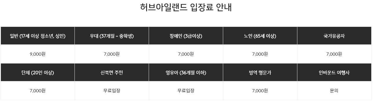경기도 포천 허브 아일랜드 불빛동화 축제