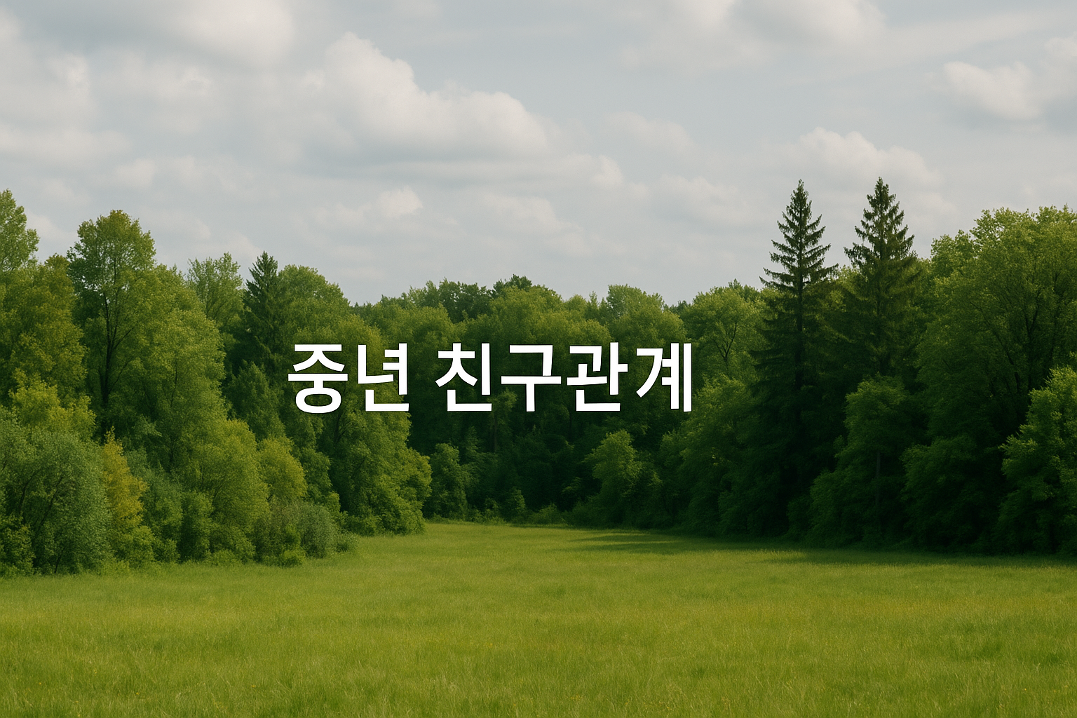 중년 친구관계 관련이미지