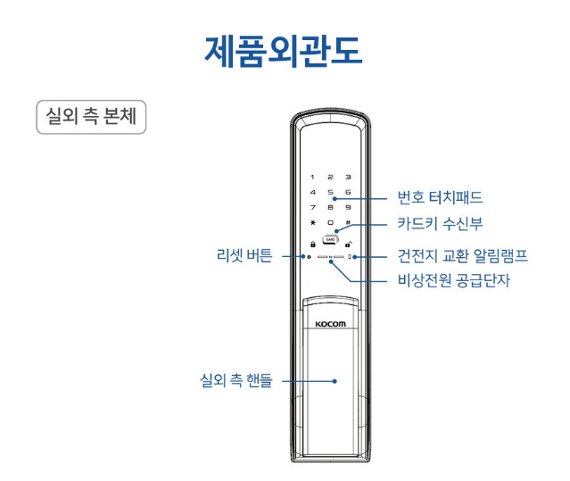 코콤 디지털 도어락 KDL-U8900S 블랙 리뷰