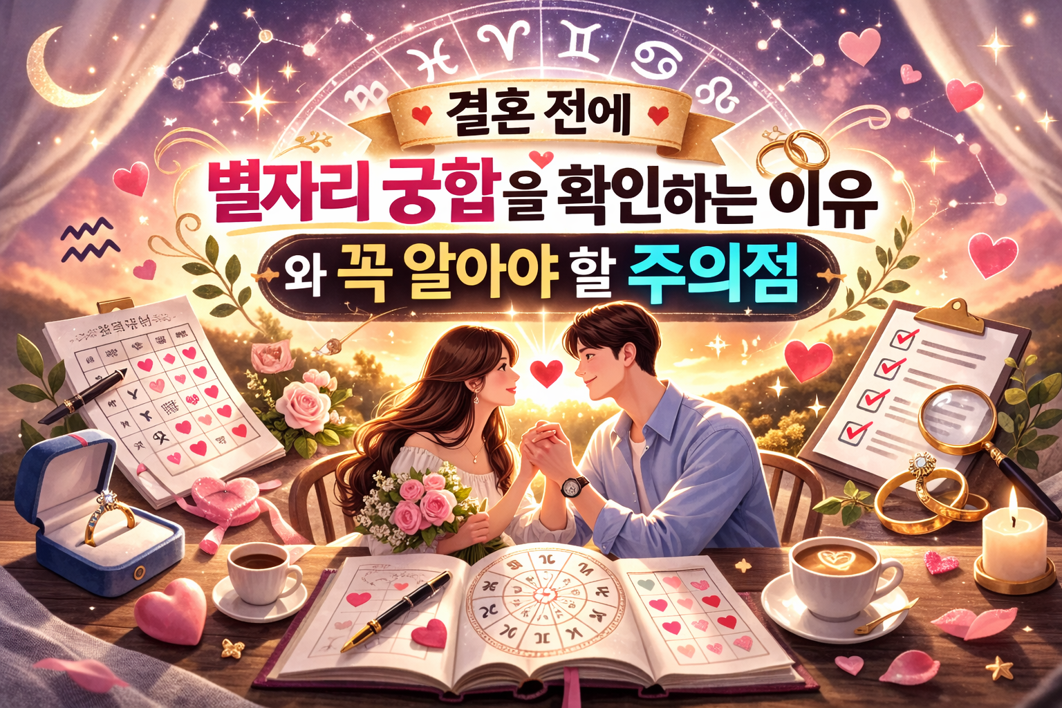 결혼 전에 별자리 궁합을 확인하는 이유와 꼭 알아야 할 주의점