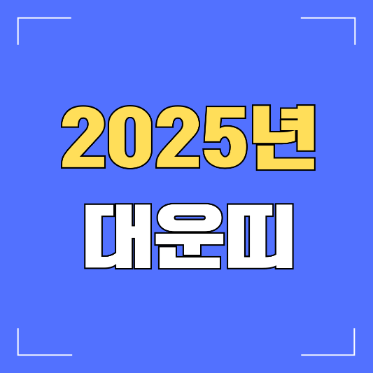 2025년-대운띠