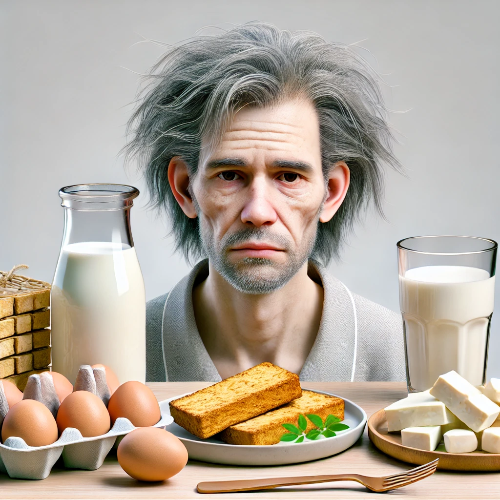 단밸질 부족으로 인한 피부 노화