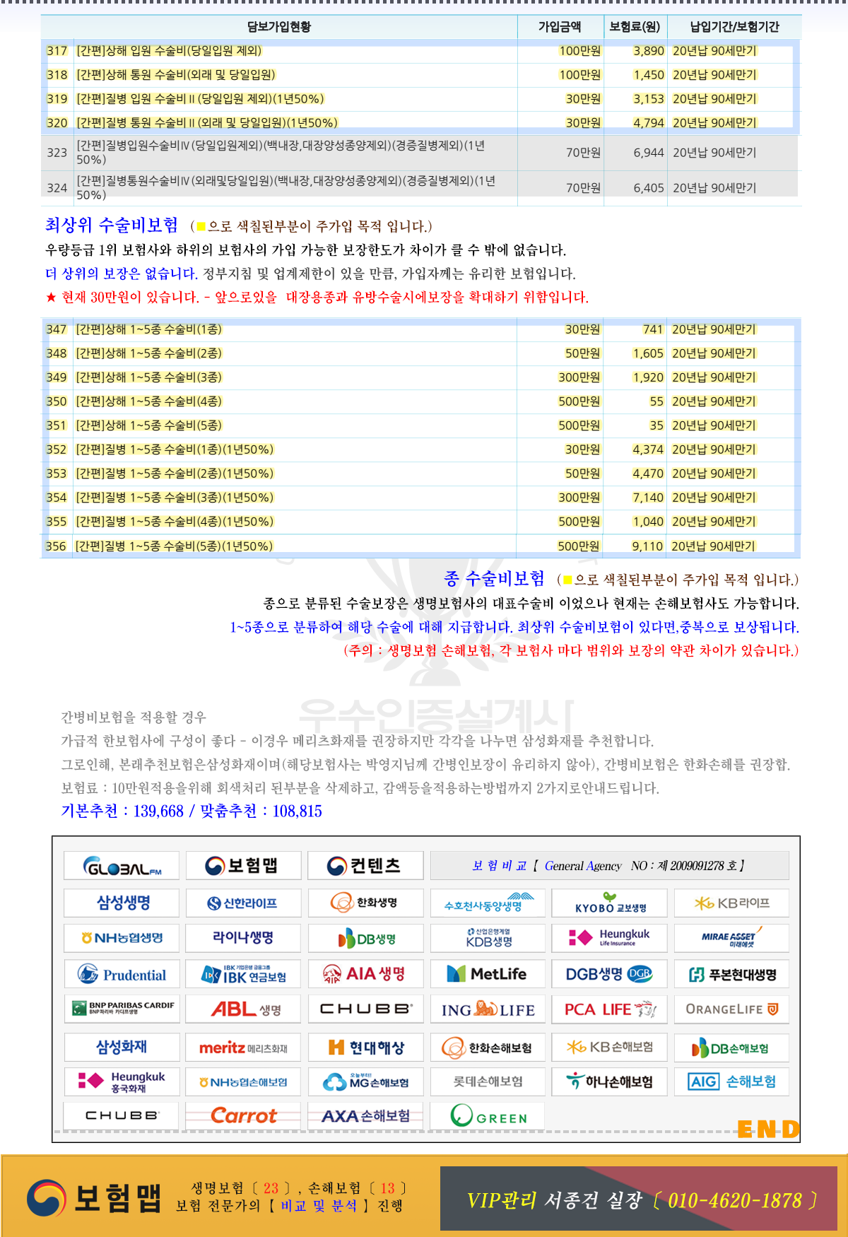 수술비보험