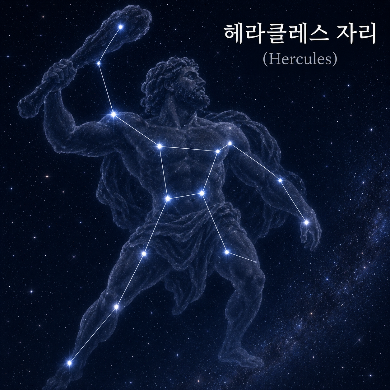 여름밤 볼 수 있는 별자리(헤라클레스자리)