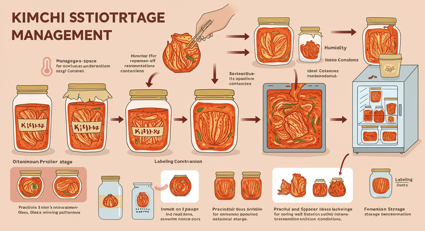김치보관관리 저장냉온 계절배추 유산균풍부
