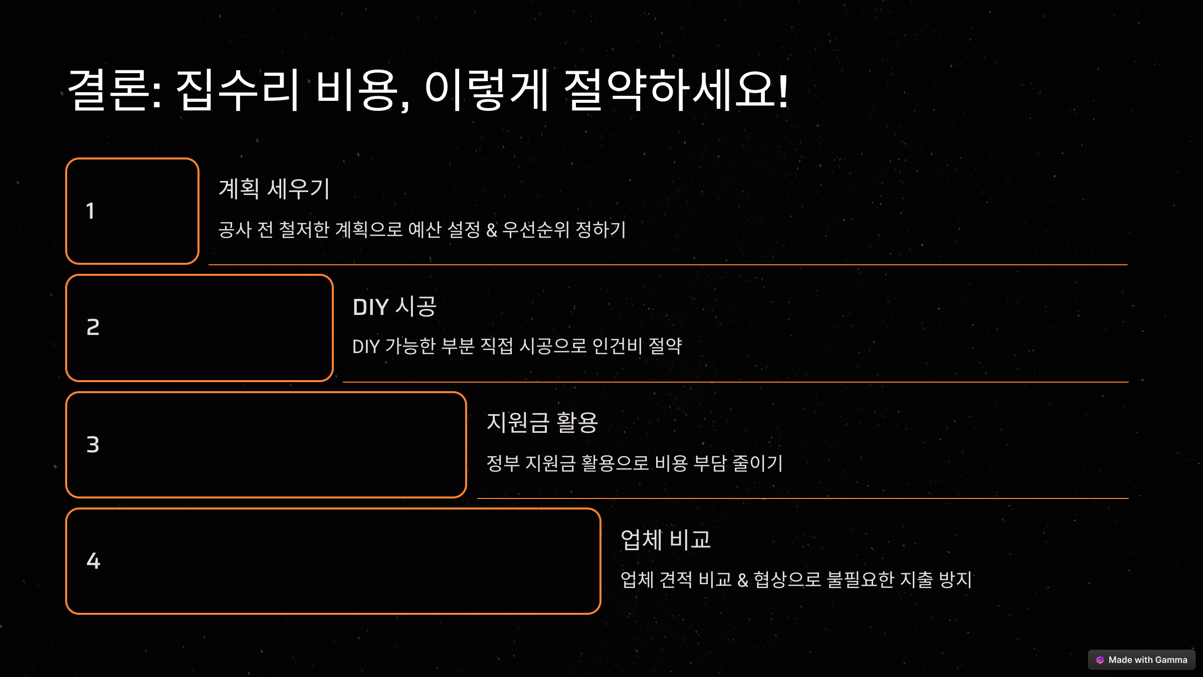 집수리 비용 절감법 관련 사진