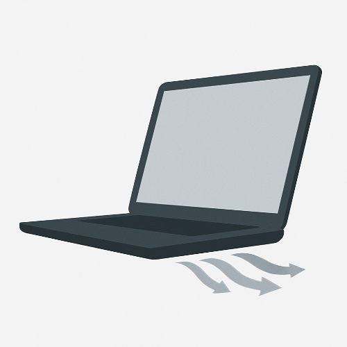 이미지 2. 노트북 팬 속도 조절을 통한 바람 및 소음 조절