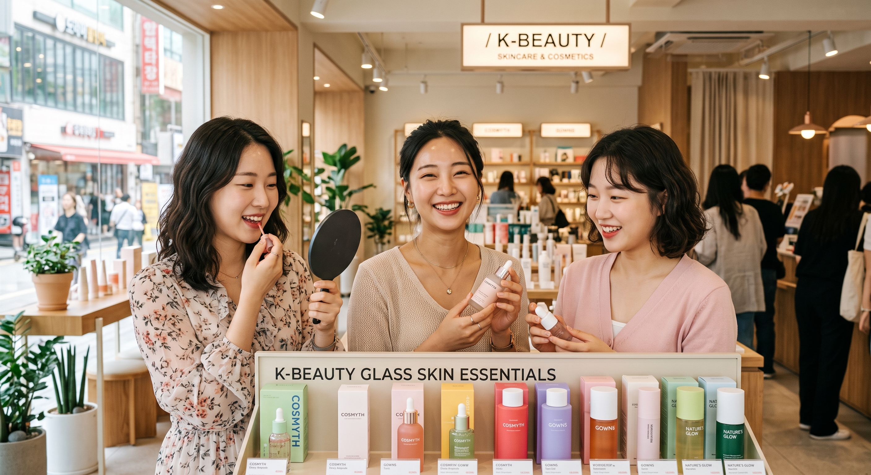 K-beauty Korean cosmetics skincare routine products