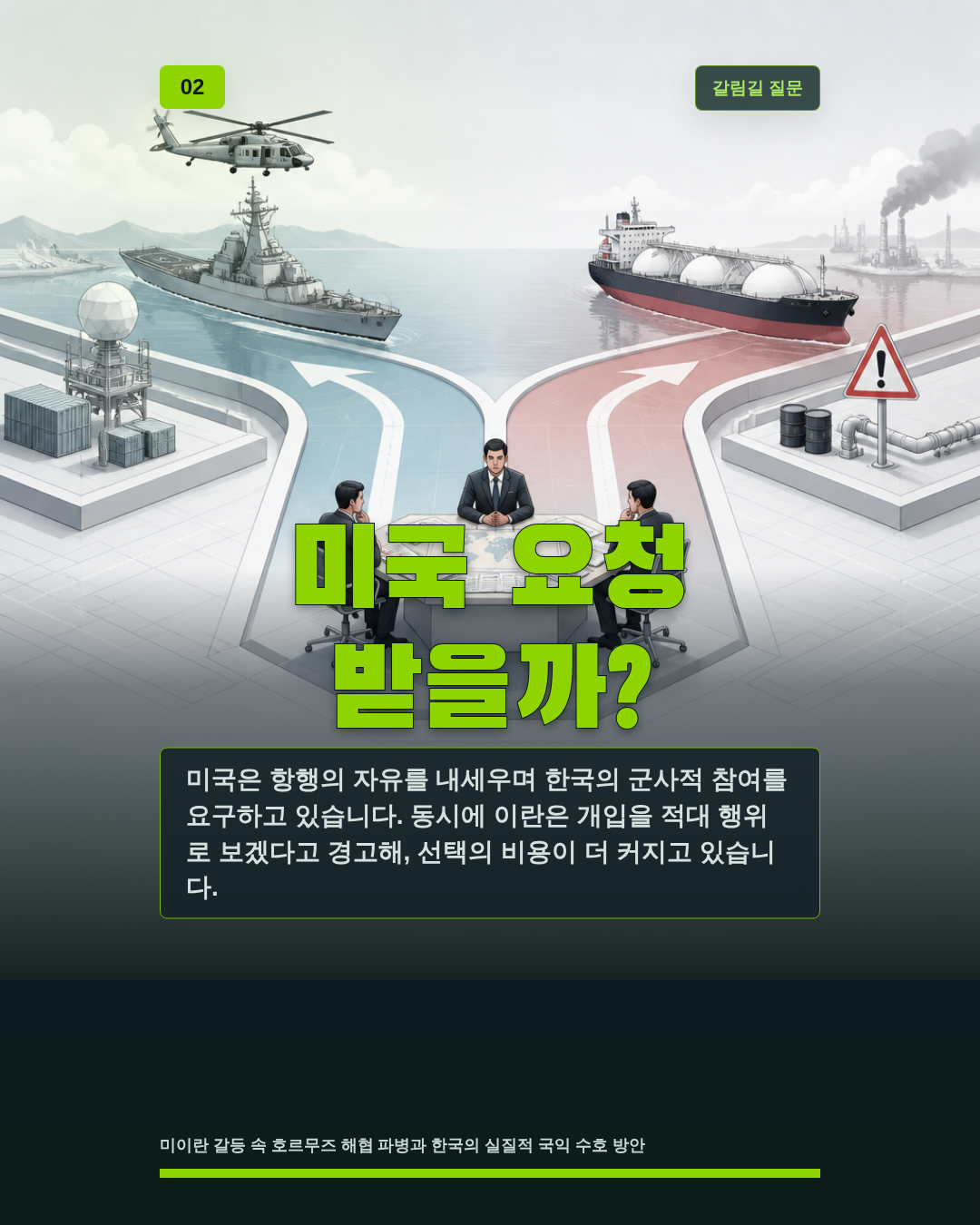 미국 요청 받을까?
