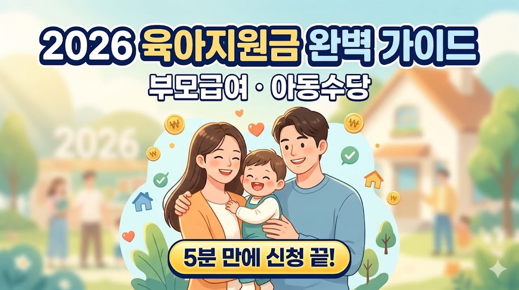 2026 육아지원금 완벽 가이드 부모급여 아동수당 신청방법 관련사진