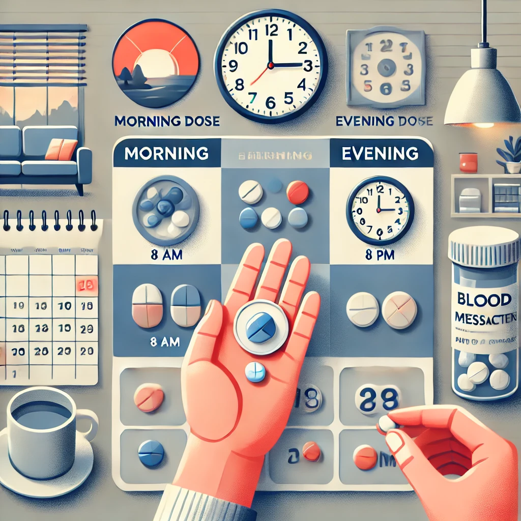 혈압약 복용 시간에 따른 효과 비교