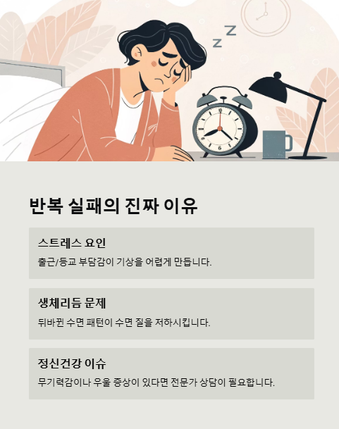 반복 실패의 진짜 이유