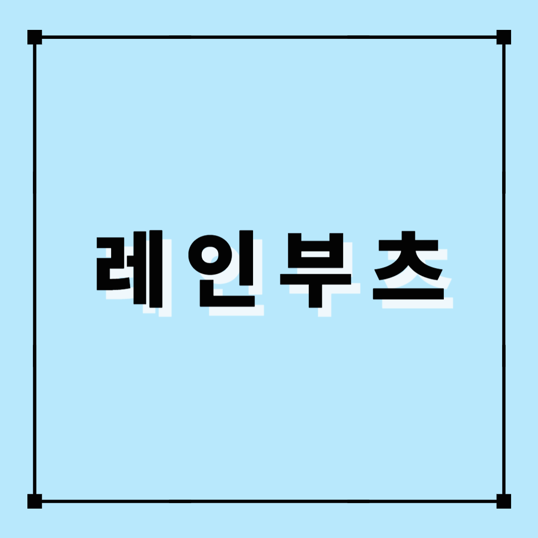 레인부츠, 부츠, 비오는날신발, 우화